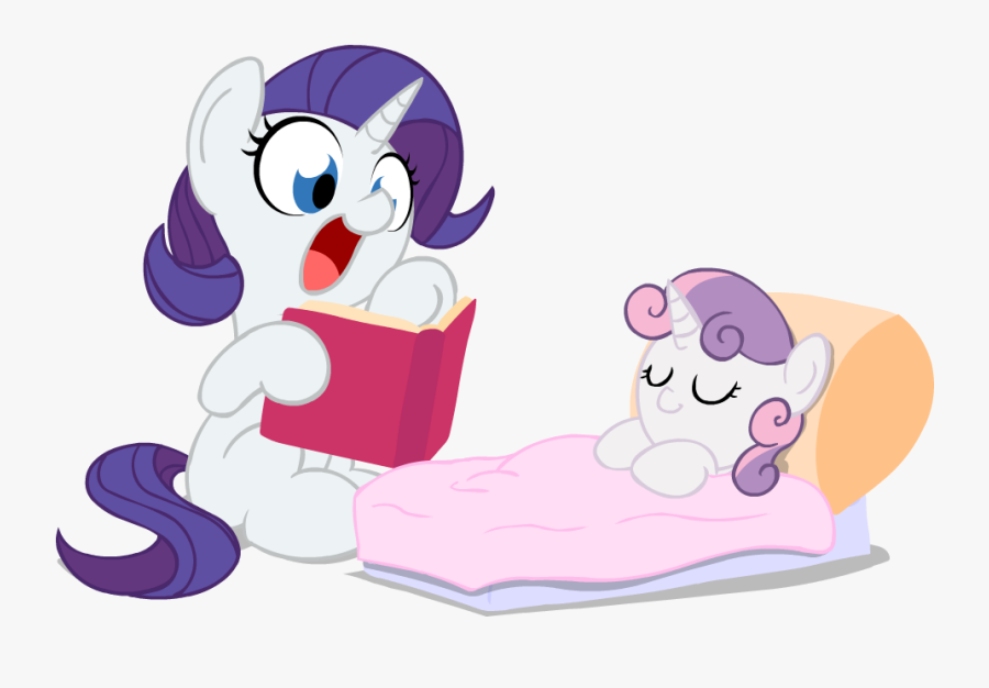 Transparent Toy Story Clipart - Bed Story Time Cartoon, Transparent Clipart