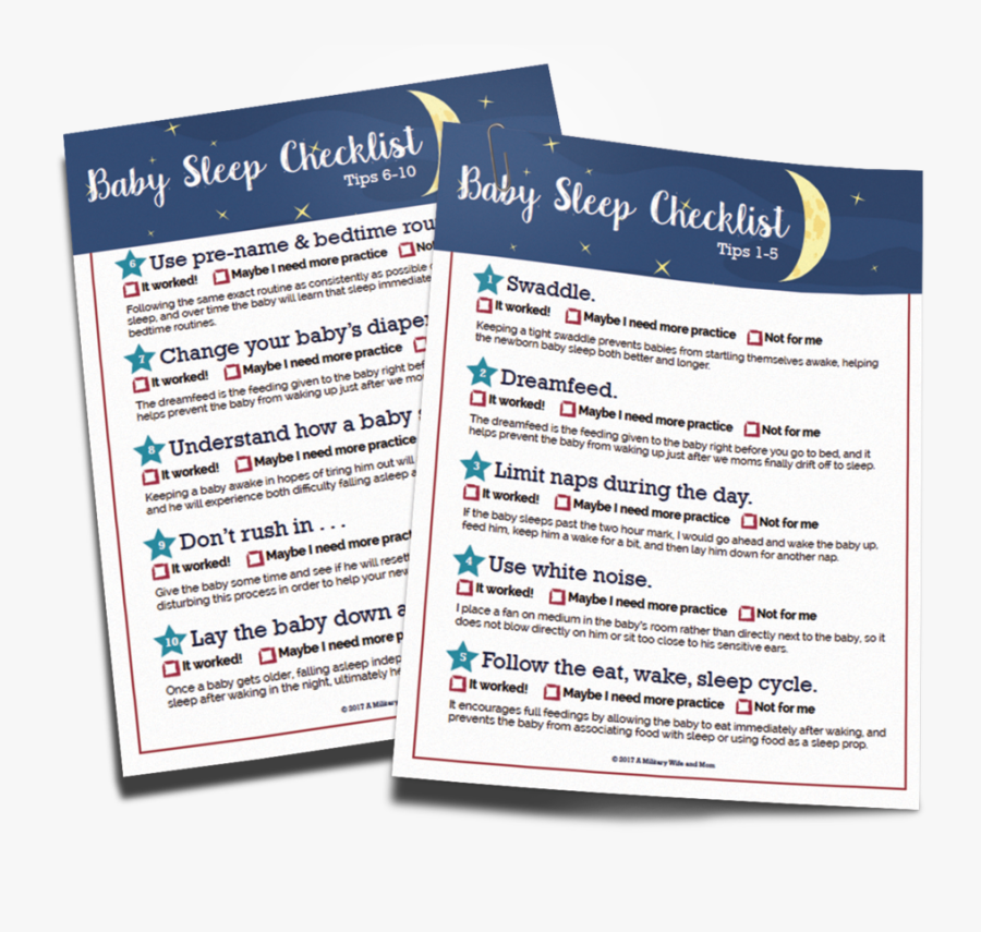 Top Baby Sleep Tips - Baby Sleep Routine, Transparent Clipart