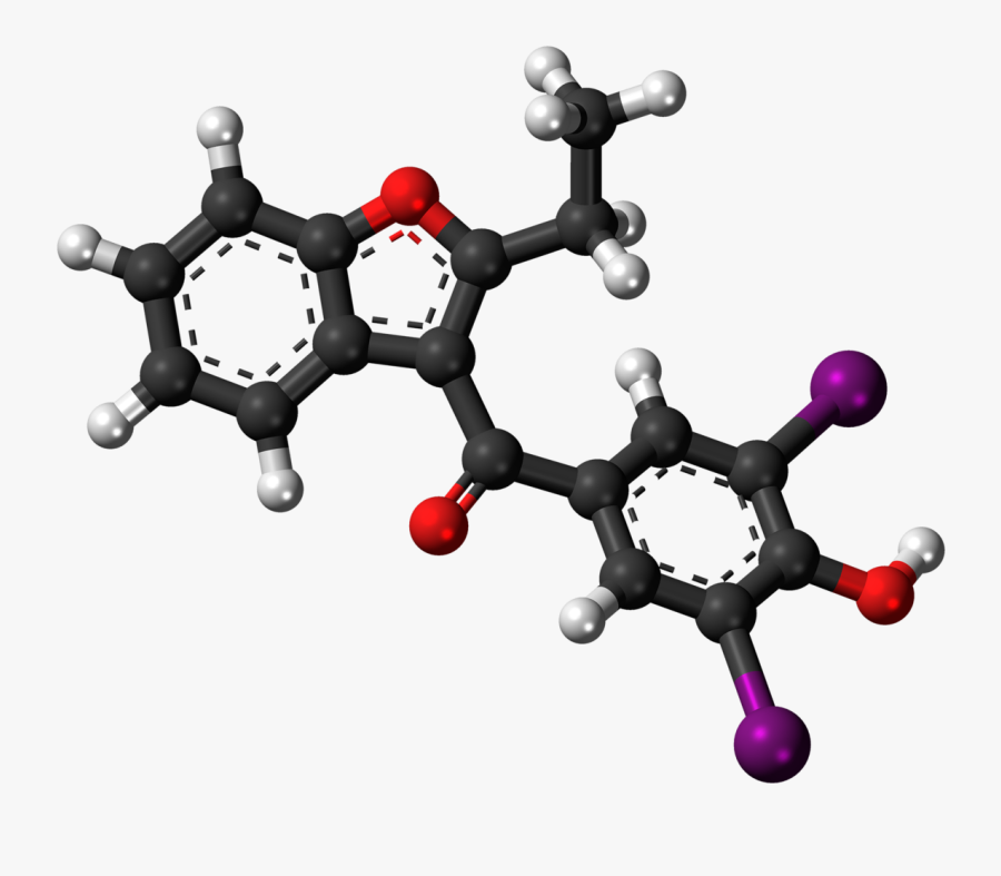 Benziodarone 3d Ball - Quercetin 3d, Transparent Clipart