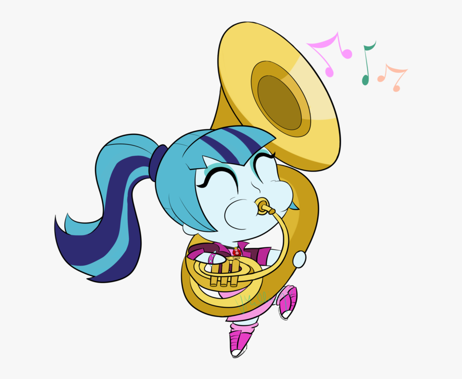 Sousaphone-clipart 349254 - Cartoon - Cartoon, Transparent Clipart