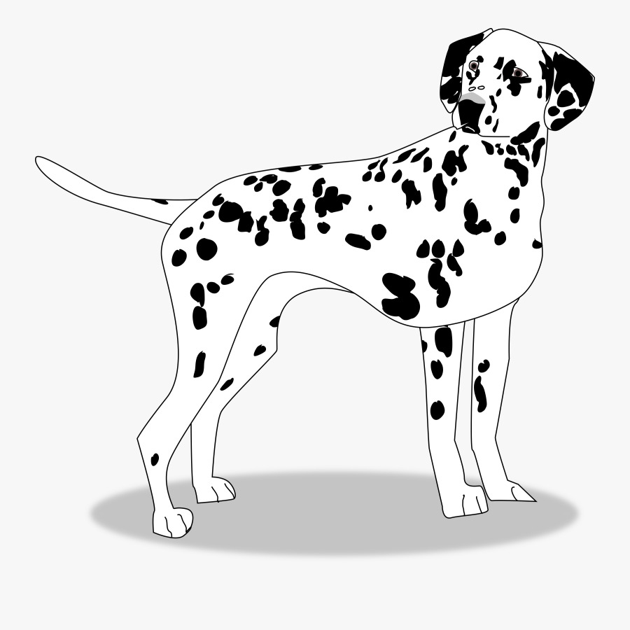 Monochrome Breed - Free Dalmation Clip Art, Transparent Clipart