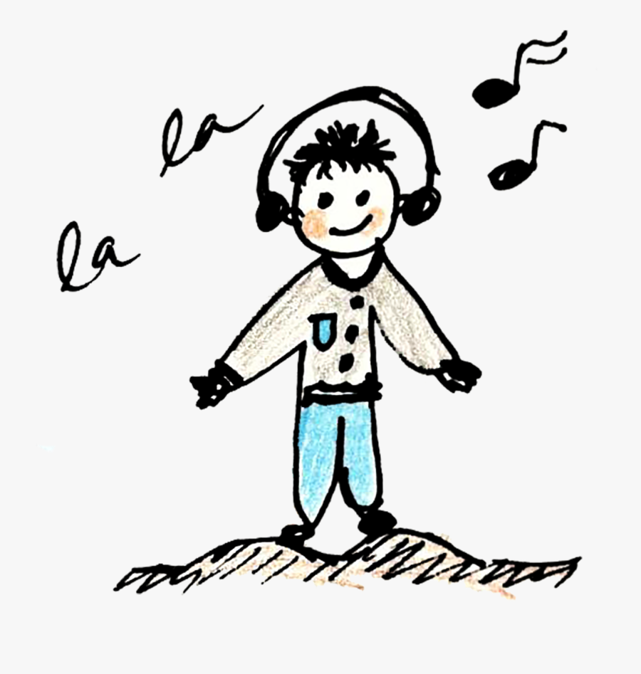 Music Boy Cartoons Free Picture - Gambar Anak Mendengarkan Musik Kartun, Transparent Clipart