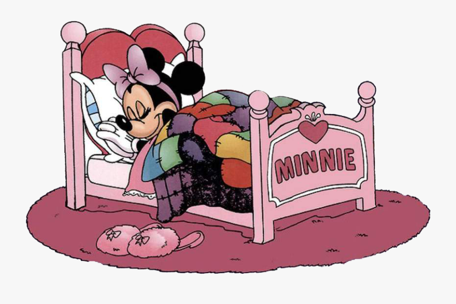 Vector Transparent Download Http Wondersofdisney Webs - Mickey Mouse Minnie Sleeping, Transparent Clipart