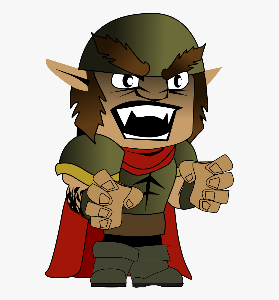 How To Set Use Orc Chibi Clipart - Orc Cartoon, Transparent Clipart