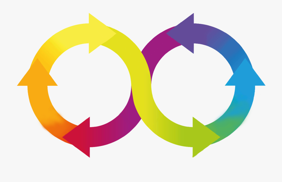 Graphics, Images & Concepts Are Copyrighted & Only - Infinity Symbol Arrows, Transparent Clipart