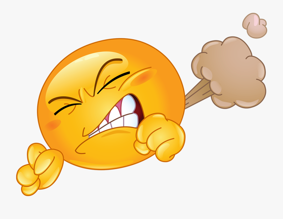 The Fart Show - Farting Emoji, Transparent Clipart