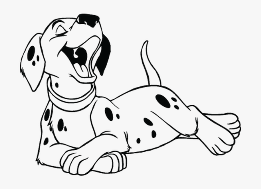 Dalmatian Dog Decal - Happy Dalmatian Cartoon, Transparent Clipart