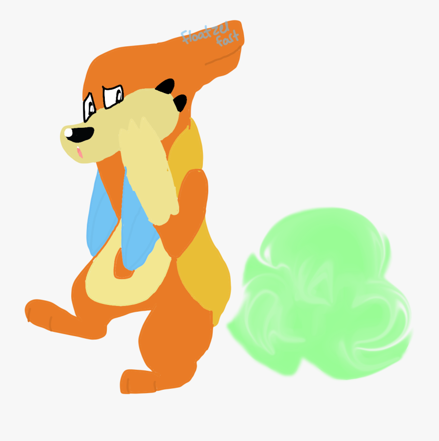 Floatzel Fart - Cartoon - Pokemon Fart Furaffinity, Transparent Clipart