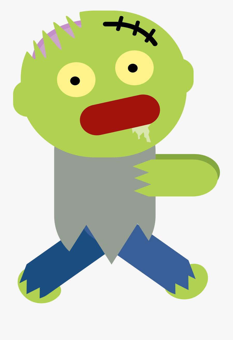 Clipart - Clipart Zombie, Transparent Clipart