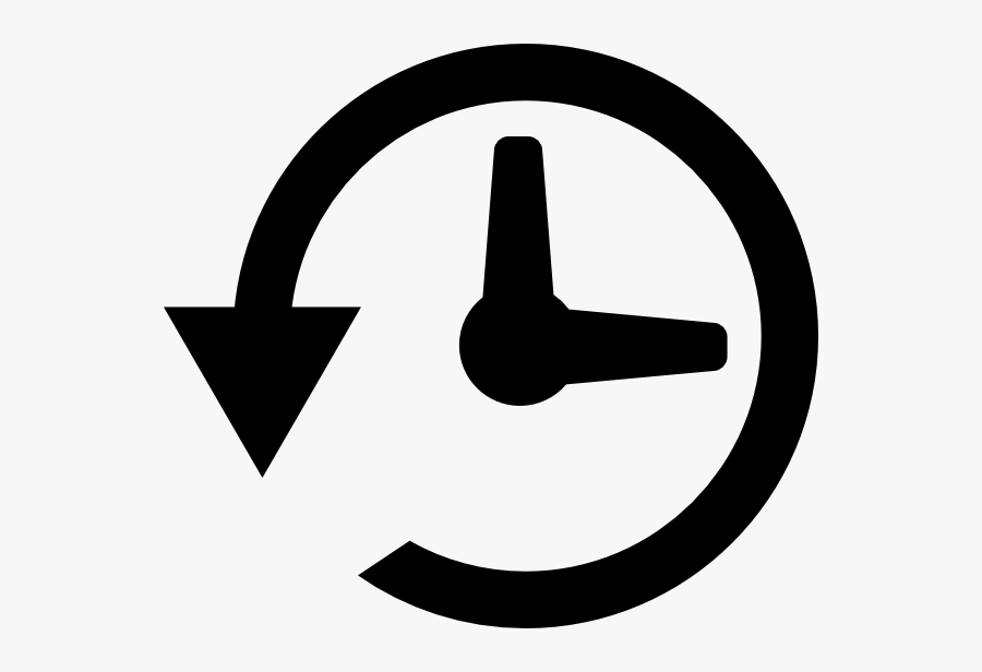 Time Machine Icon Clip Art At Clker - Black And White Time Machine, Transparent Clipart