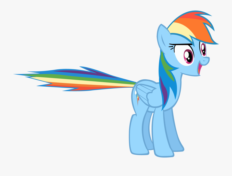 My Little Pony Farting Rainbow - My Little Pony Weird Png, Transparent Clipart