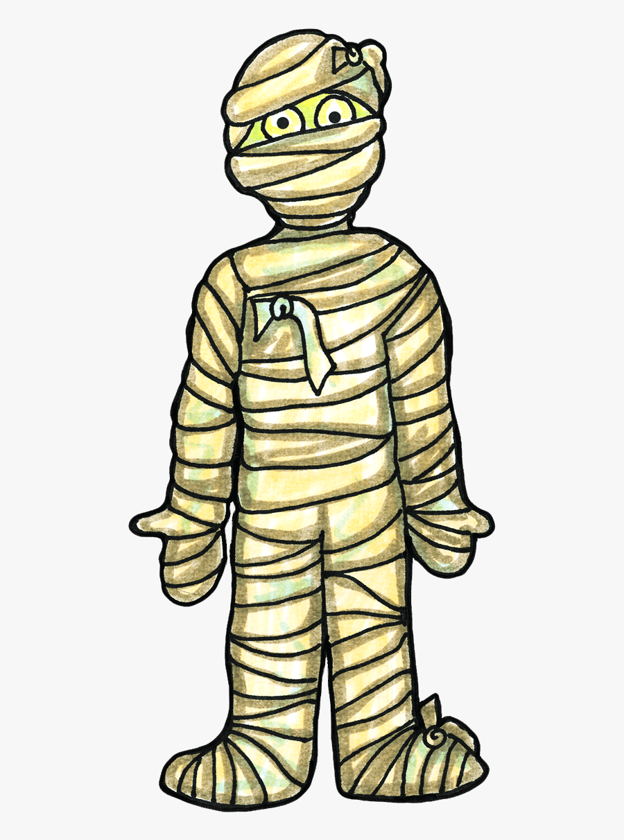 Ancient Egyptian Mummy Cartoon Clipart , Png Download - Mummy Clipart, Transparent Clipart