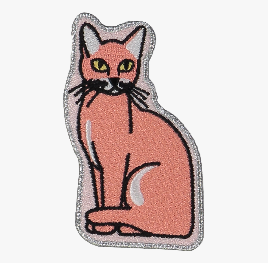 Clip Art Patch Cat - Domestic Short-haired Cat, Transparent Clipart