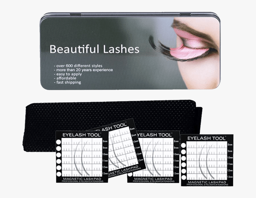 Pallet With Headband For Lash Extensions, Transparent Clipart