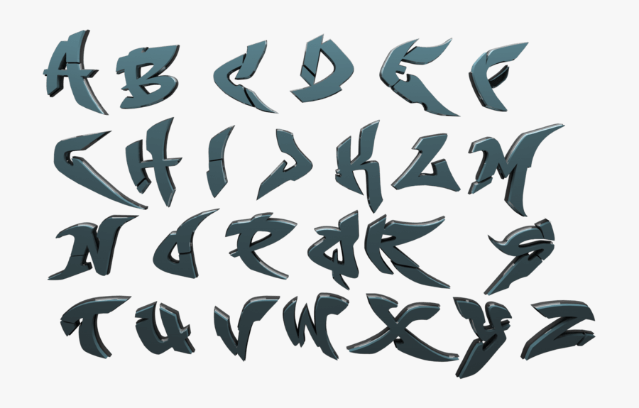 Graffiti Letter, Transparent Clipart