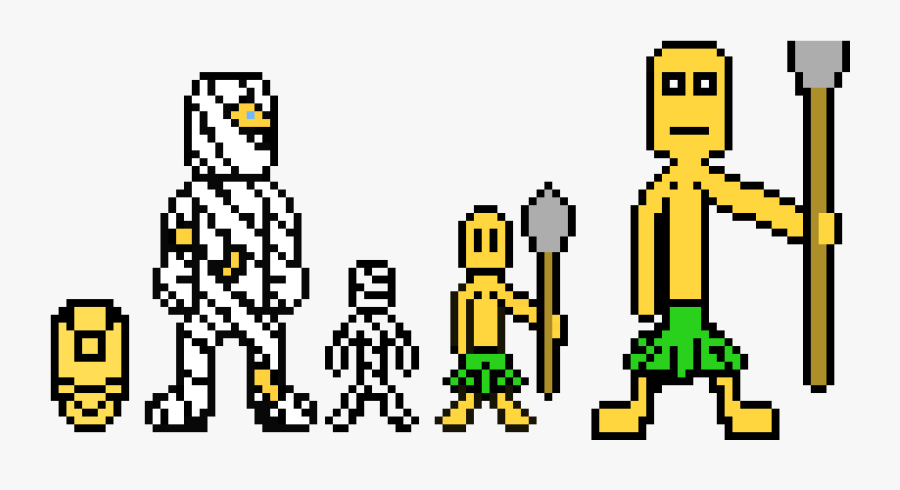 Ancient Egyptian Pharaoh - Egyptian Pixel Art Transparent, Transparent Clipart