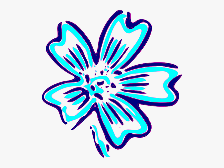 Blue Orchid Svg Clip Arts - Blue Orchid Flower Clip Art, Transparent Clipart