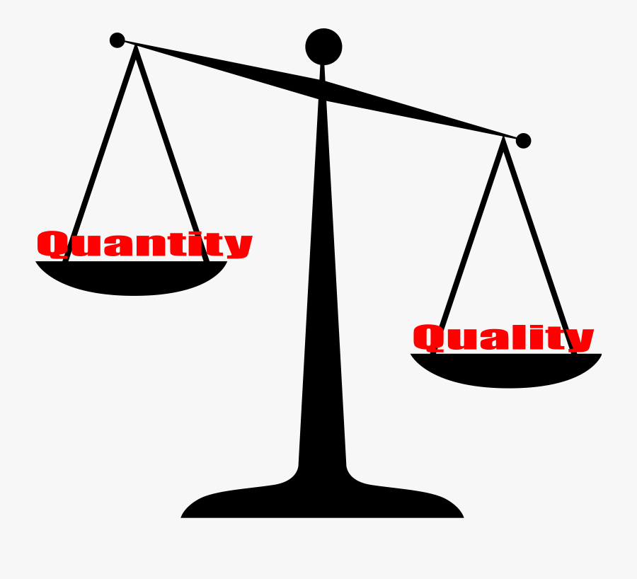 Quality Vs Quantity Icons Png - Quality Over Quantity Icon, Transparent Clipart