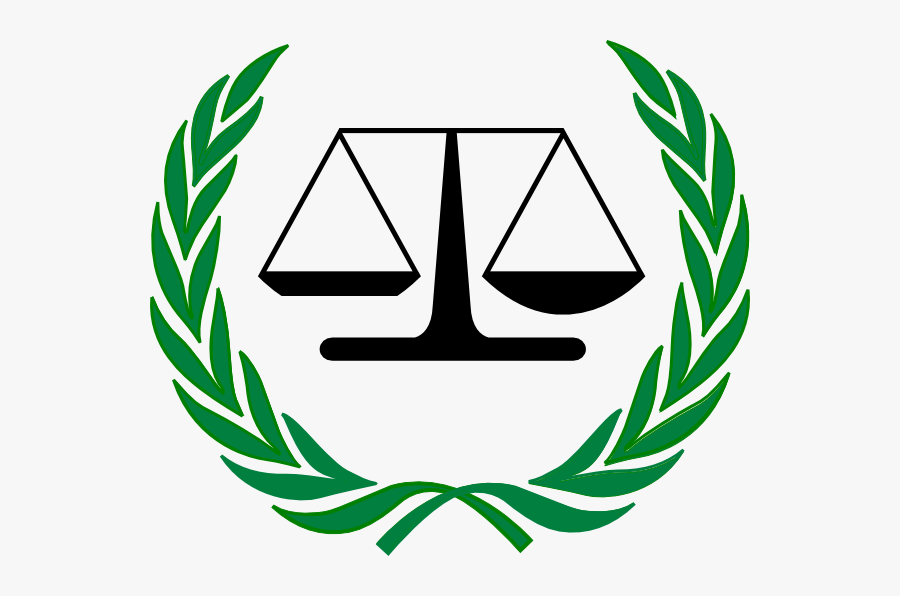 Judicial Scales Clipart - Laurel Wreath, Transparent Clipart