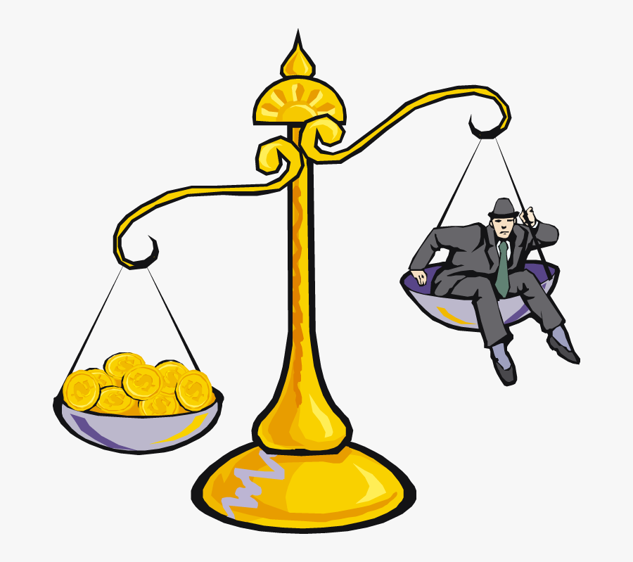 Scale Clipart Money - Unbalanced Balance With Money , Free Transparent Clip...