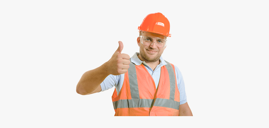 Construction Worker, Transparent Clipart