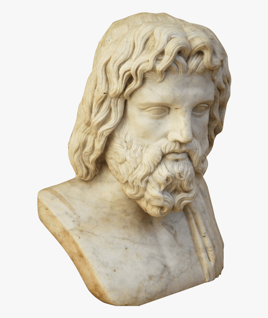 Zeus Bust - Transparent Zeus Png, Transparent Clipart