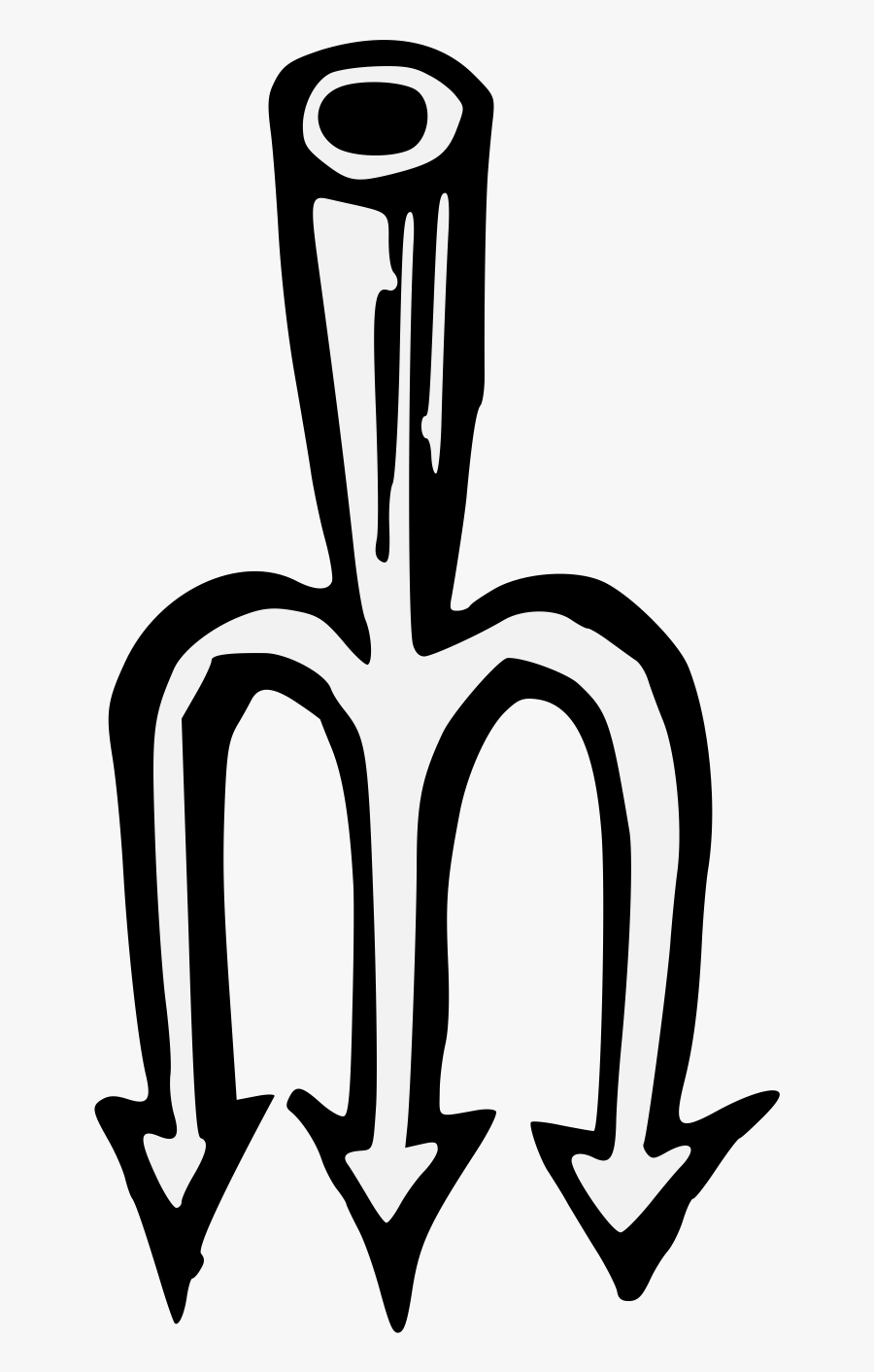 Trident Clipart Spear, Transparent Clipart