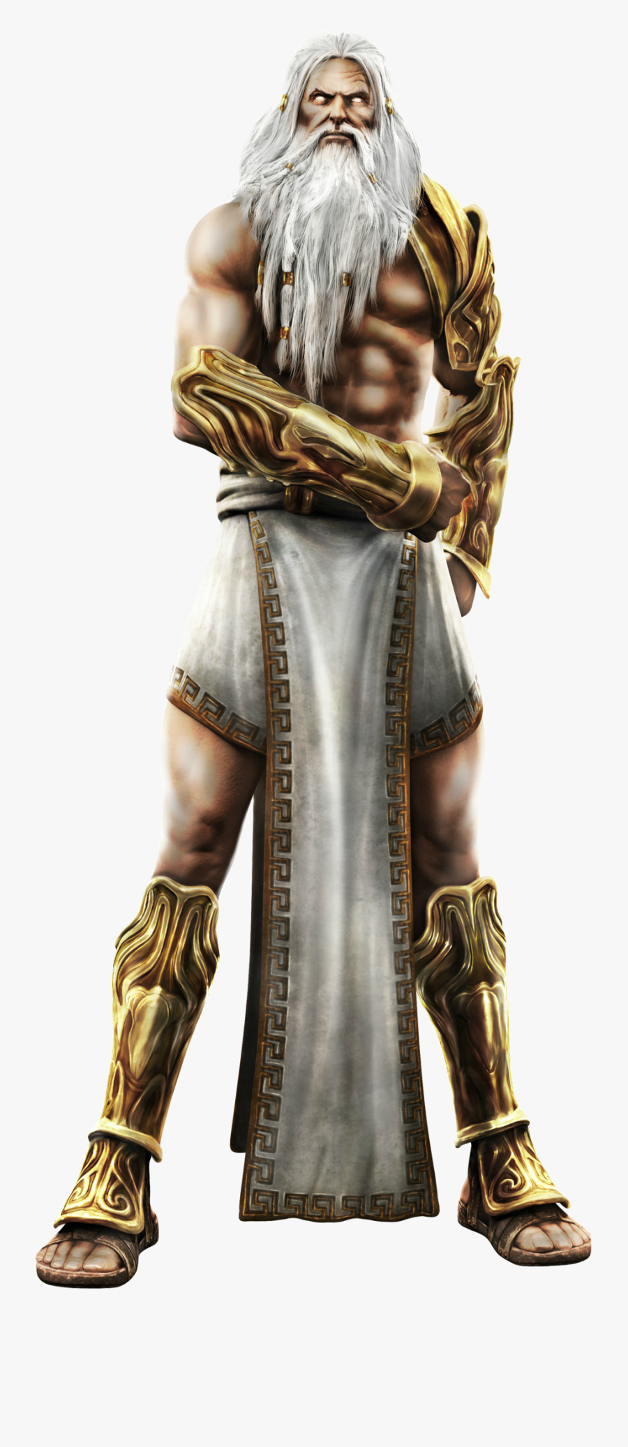 Zeus From God Of War, Transparent Clipart