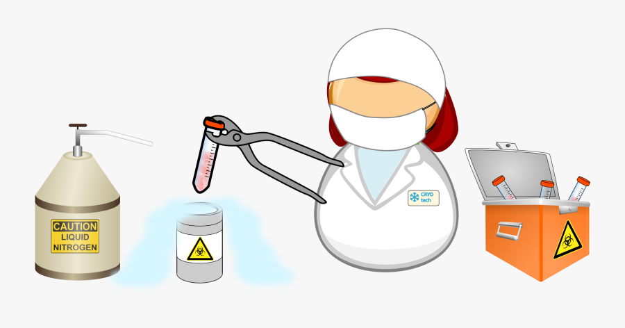 Cryogenic Facility Worker Clip Arts - Cartoon, Transparent Clipart