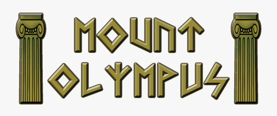 The Almighty Apollo - Mount Olympus Sign, Transparent Clipart