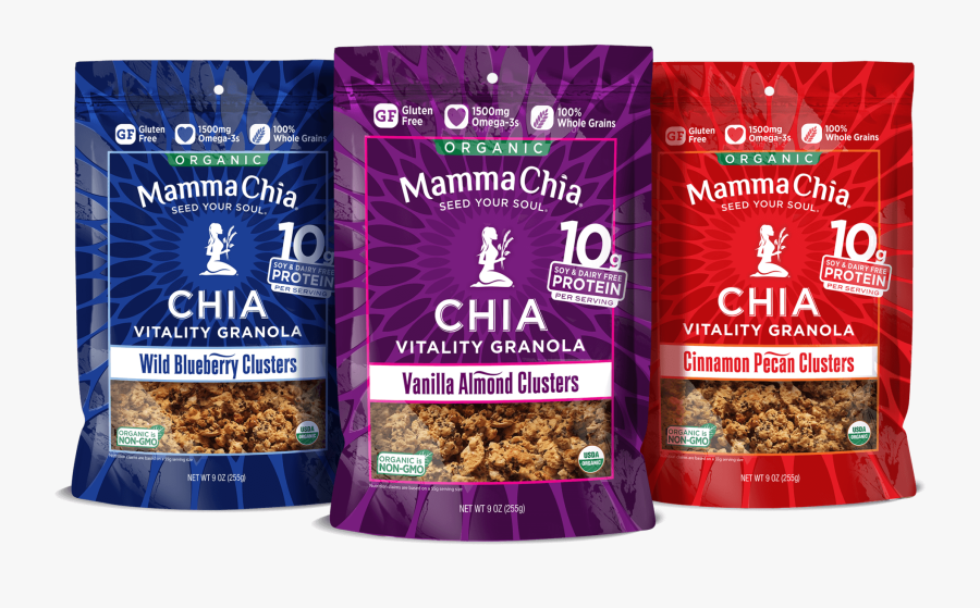 Chia Granola Family - Healthy Salty Snacks To Buy, Transparent Clipart