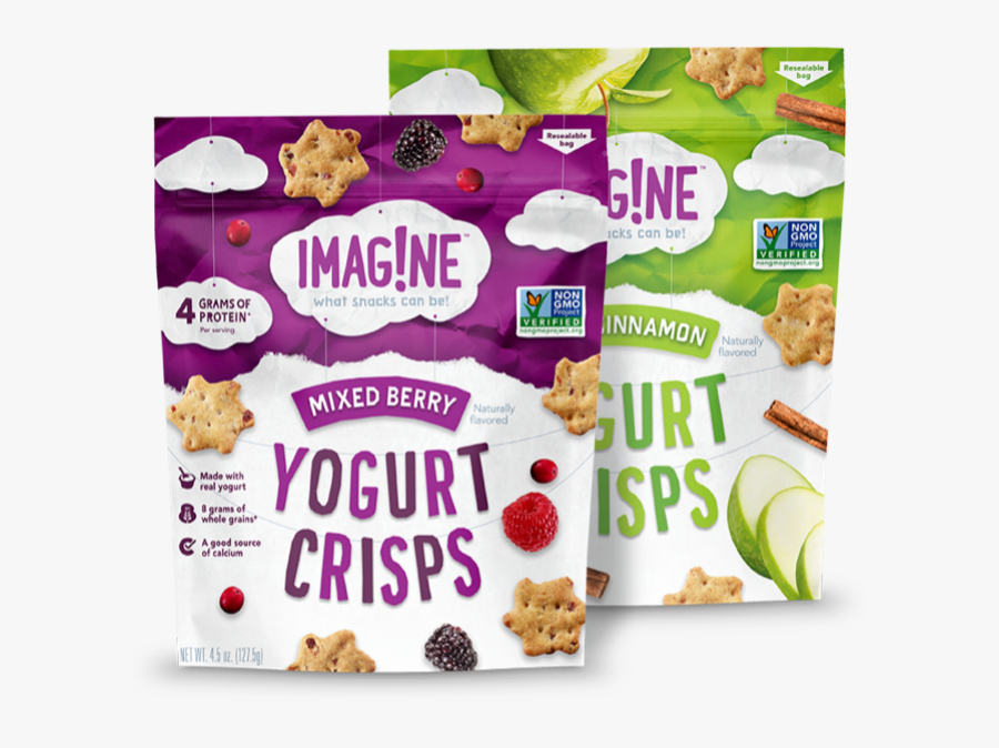 Yogurt Crisps - Imagine Snacks Yogurt Crisps, Transparent Clipart