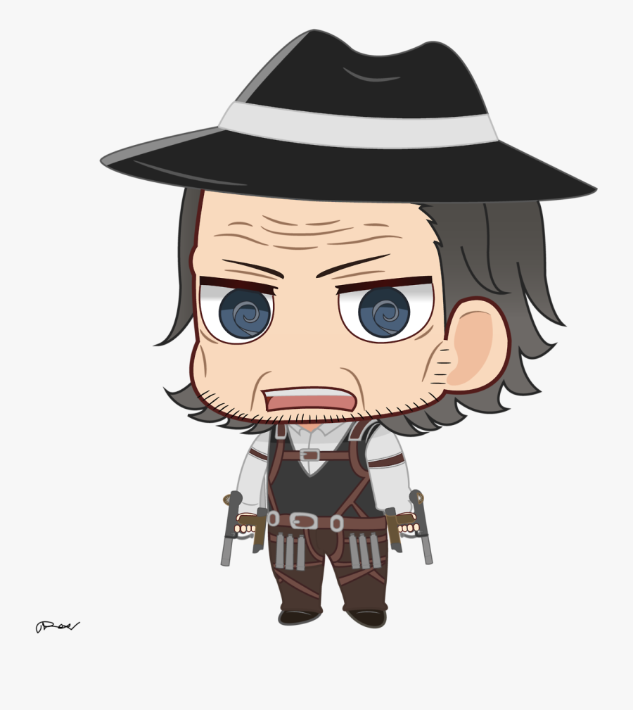 “the Law"s Here To Shoot Down The Bad Guys ” - Attack On Titan Kenny Chibi, Transparent Clipart