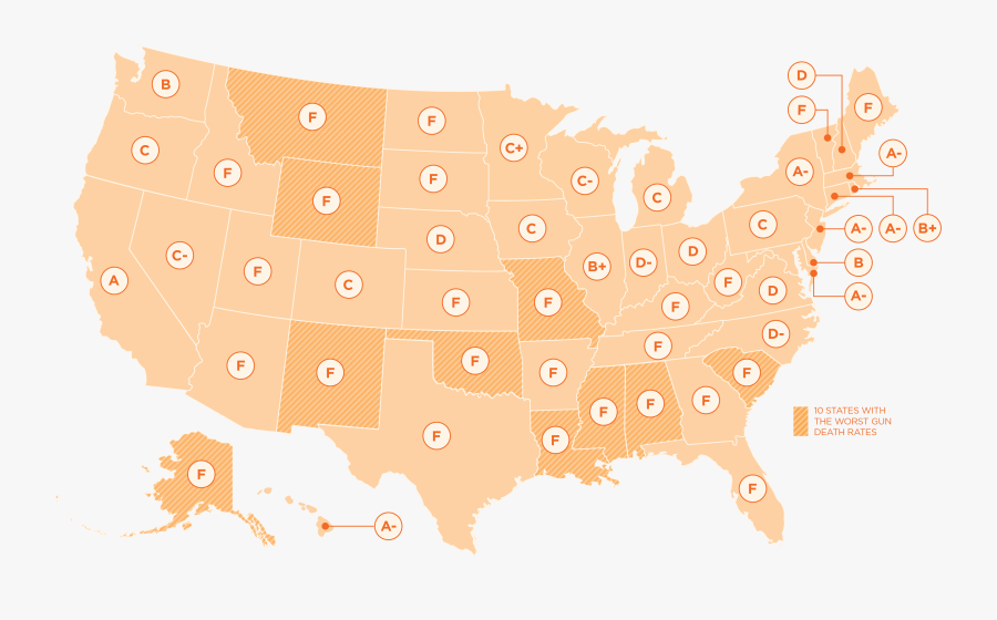 State Population Projection 2050 Map, Transparent Clipart