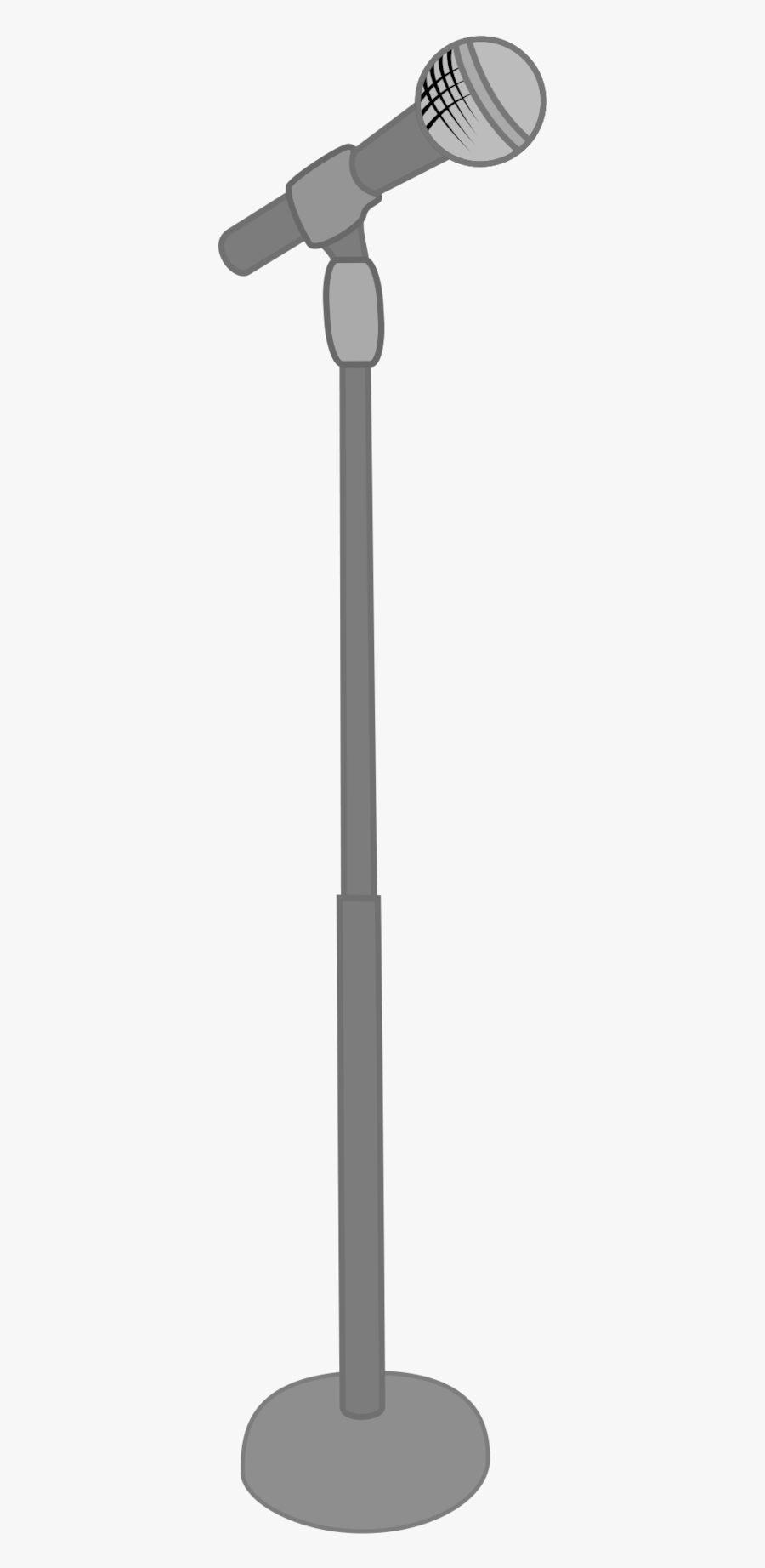 Mic Stand Vector By Meteor-venture - Microphone With Stand Png, Transparent Clipart