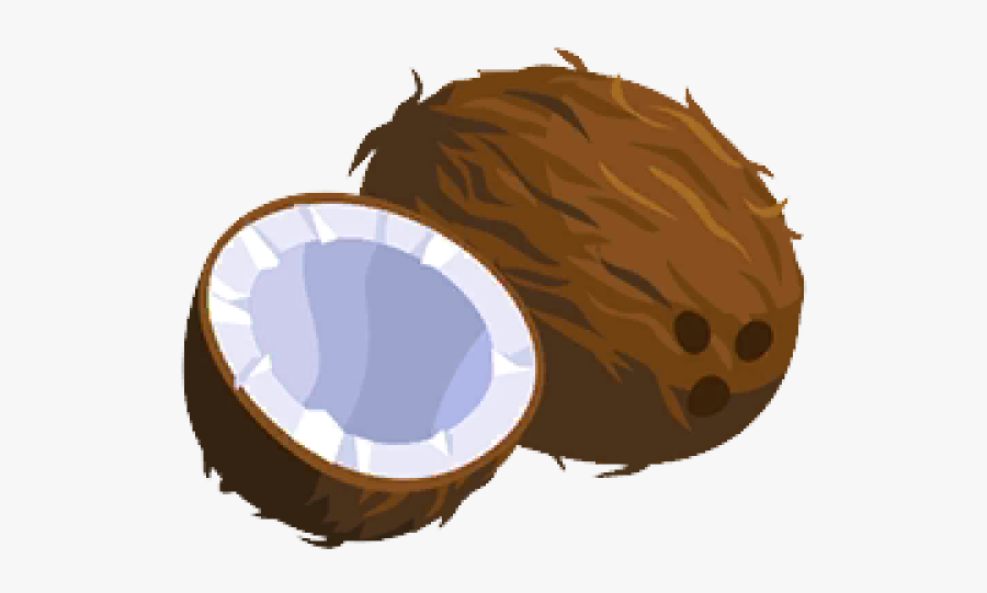 Coconuts Cartoon, Transparent Clipart