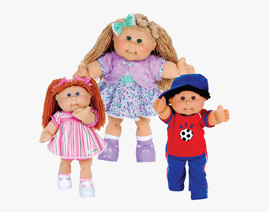 The Little People And Cabbage Patch Kids Celebrate - Cabbage Patch Doll Png, Transparent Clipart