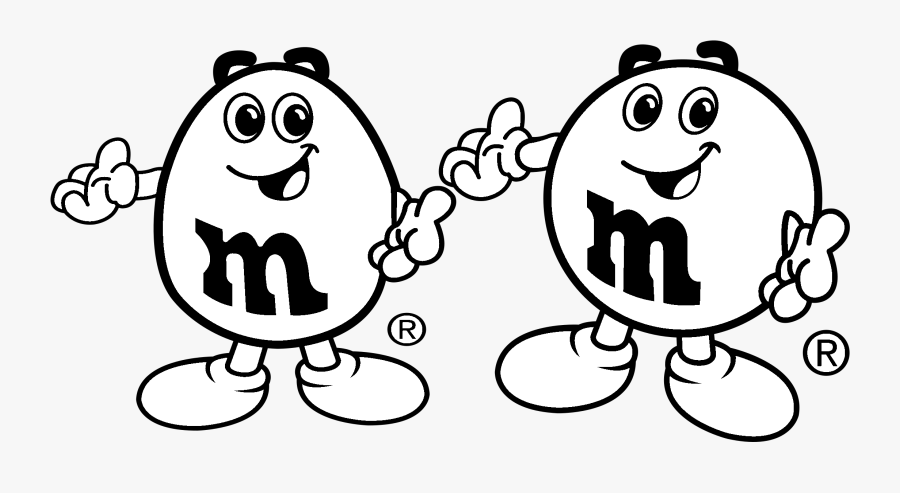 Transparent Meteor Clipart Black And White - M&m Black And White, Transparent Clipart