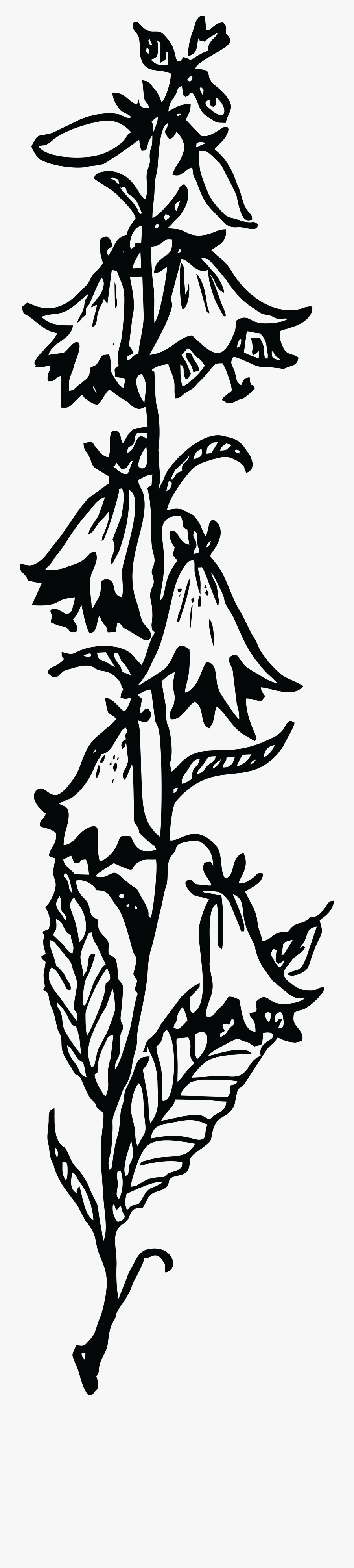 Free Clipart Of A Floral Stalk, Transparent Clipart