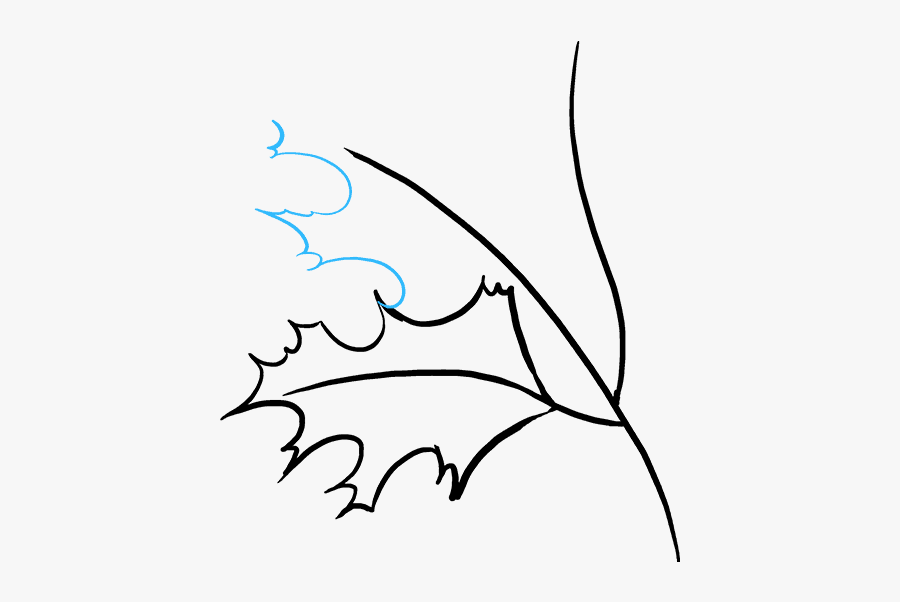 How To Draw Fall Oak Leaves - Drawing, Transparent Clipart