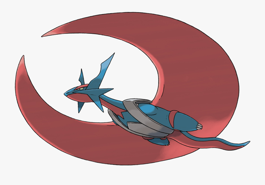 Most Common Item - Pokemon Mega Salamence, Transparent Clipart