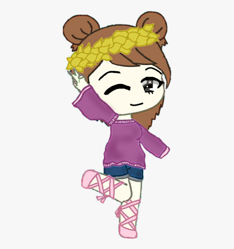 Gachaemmy Gachalife Goldencrown From Meteor Freetoedit - Cartoon, Transparent Clipart