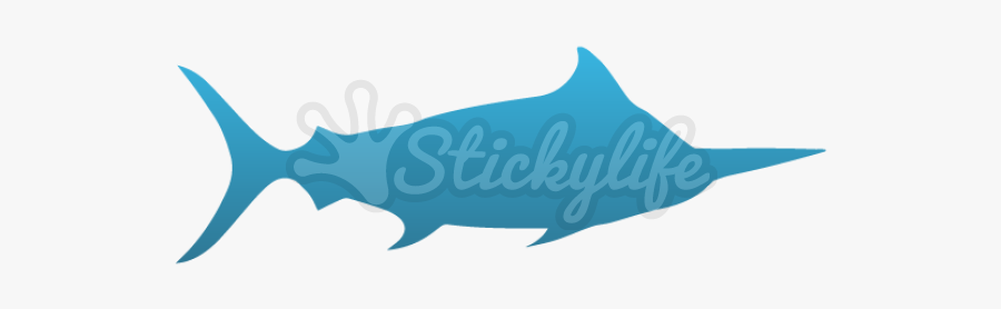 Clip Art Marlin Tattoo - Atlantic Blue Marlin, Transparent Clipart
