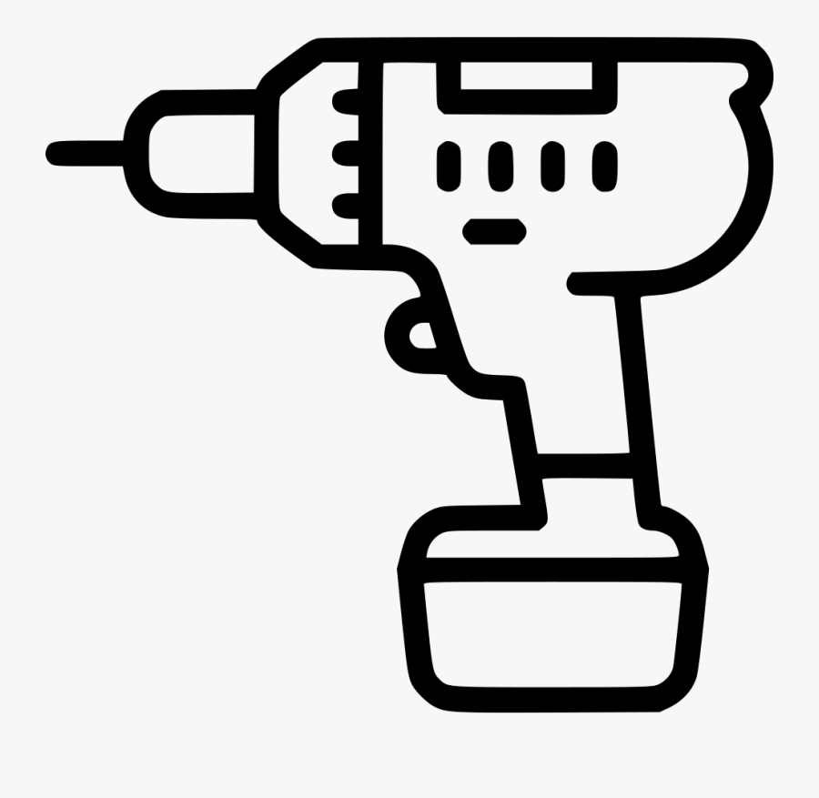 Drill Clipart Construction Tool - Cordless Svg, Transparent Clipart