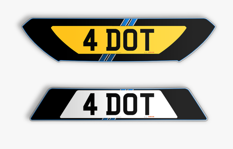 Ford Focus Rs Number Plates Set - Parallel, Transparent Clipart