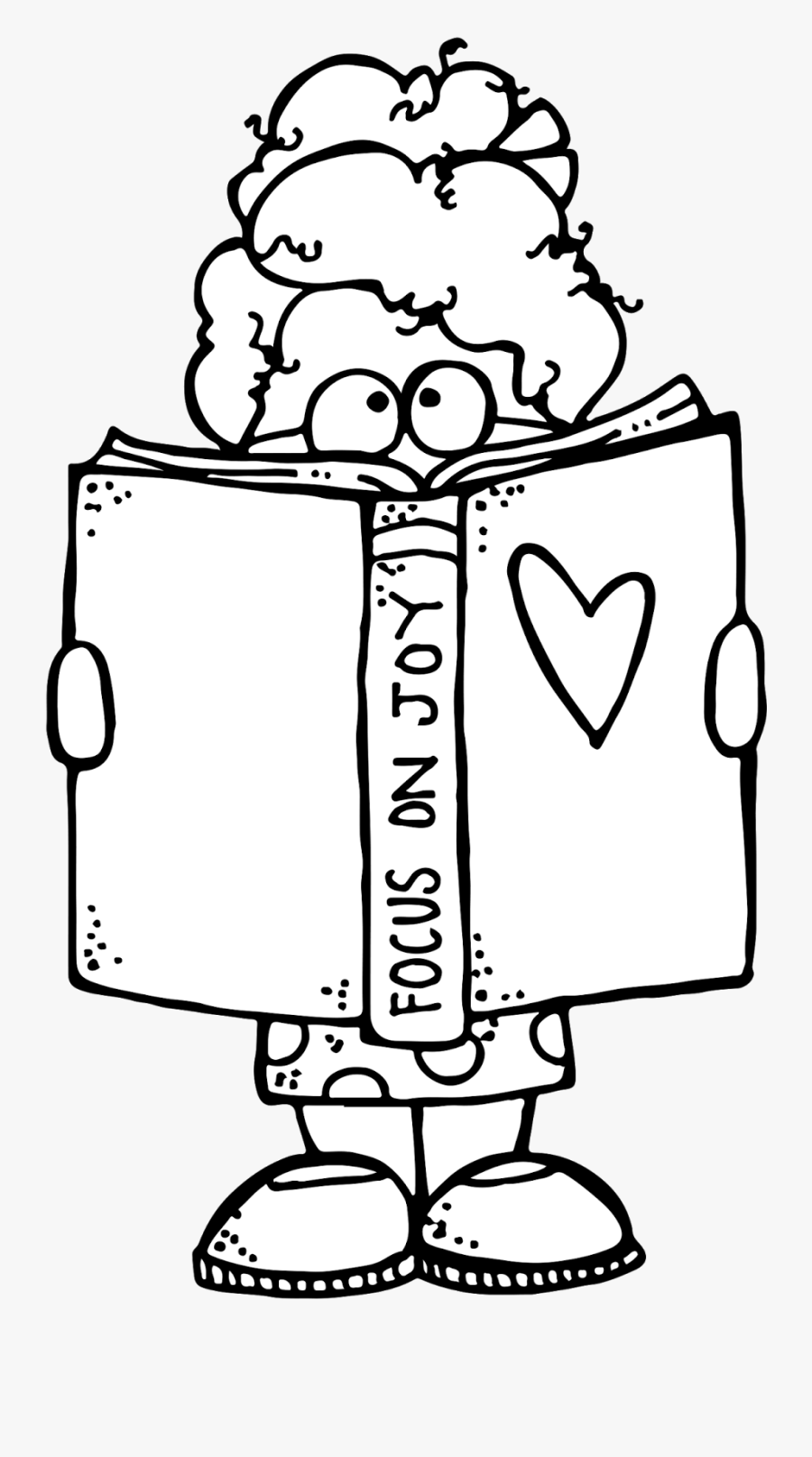 Book Of Mormon Black And White Clipart - Reading Melonheadz Clipart Black And White, Transparent Clipart