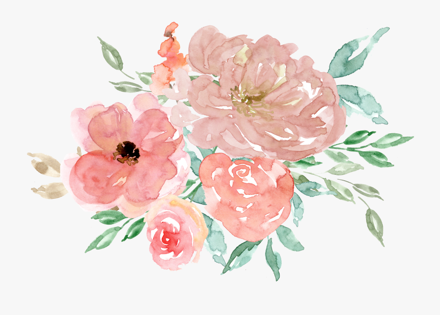Watercolor Flowers Clipart Free , Png Download - Watercolor Flowers Clipart Free, Transparent Clipart