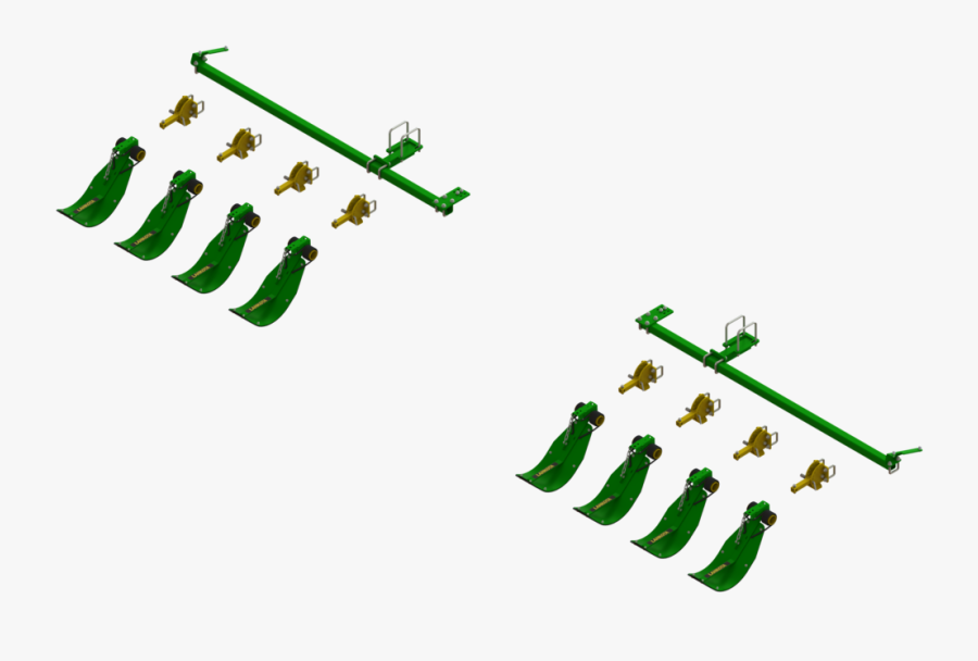 Lanss612r8n - Lankota Stalk Stompers On John Deere 616c, Transparent Clipart