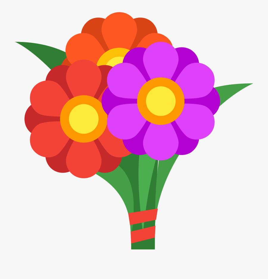 Transparent Blumenstrauß Clipart - Flower Bouquet, Transparent Clipart
