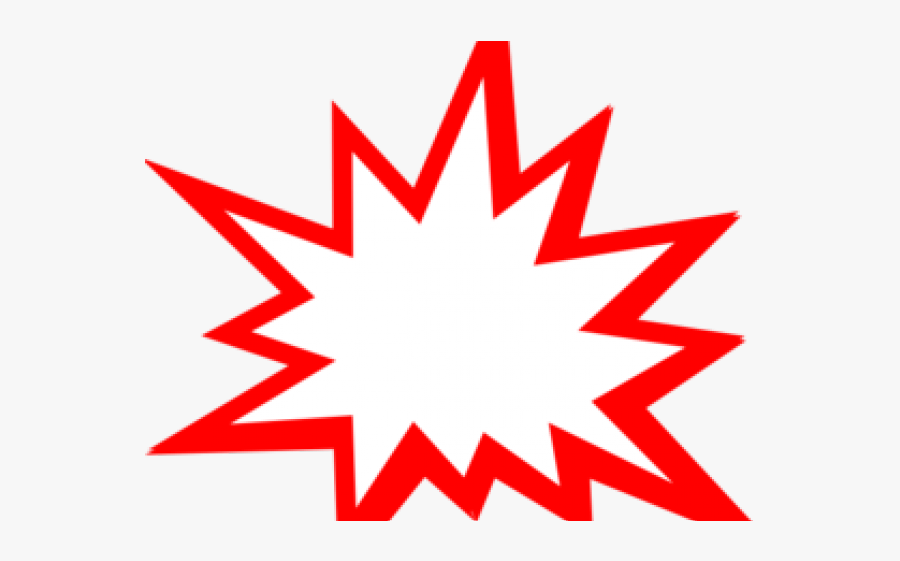 Boom Clipart Red Explosion - Explosion Clipart Png, Transparent Clipart